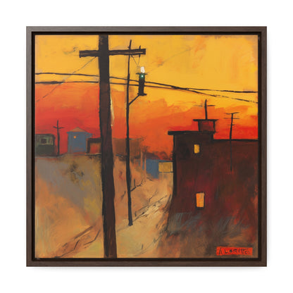 Land of the Sun 76, Valentinii, Gallery Canvas Wraps, Square Frame