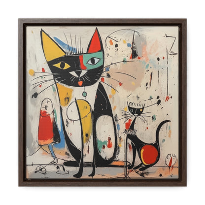 Cat 64, Gallery Canvas Wraps, Square Frame