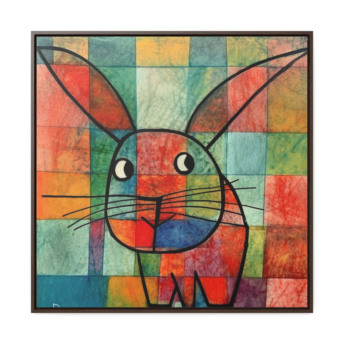 Rabbit 13, Gallery Canvas Wraps, Square Frame