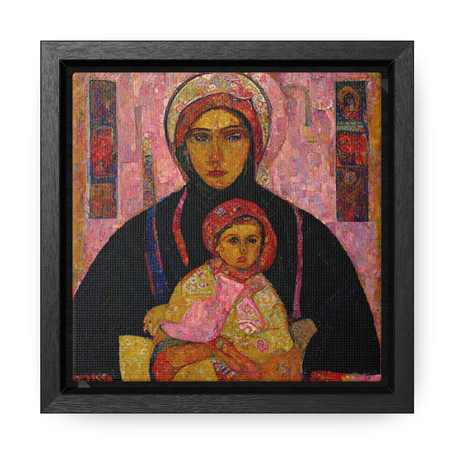 Mary and the Child 15, Valentinii, Gallery Canvas Wraps, Square Frame