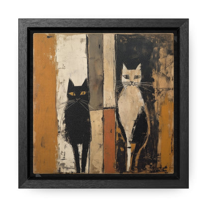 Cat 9, Gallery Canvas Wraps, Square Frame