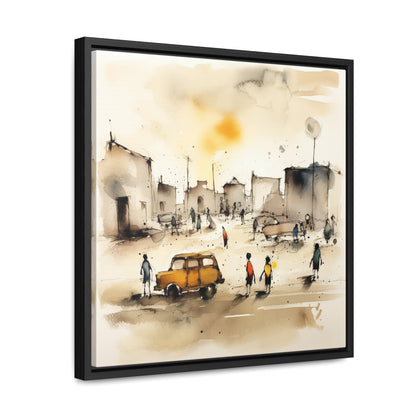 Childhood 10, Gallery Canvas Wraps, Square Frame