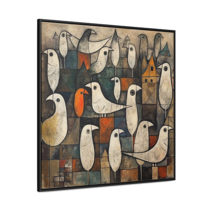 Bird 27, Gallery Canvas Wraps, Square Frame