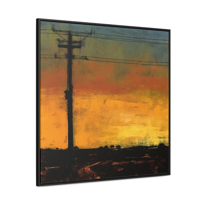 Land of the Sun 84, Valentinii, Gallery Canvas Wraps, Square Frame