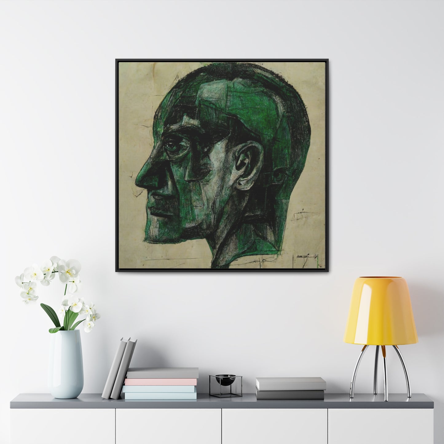 Heads 5, Valentinii, Gallery Canvas Wraps, Square Frame