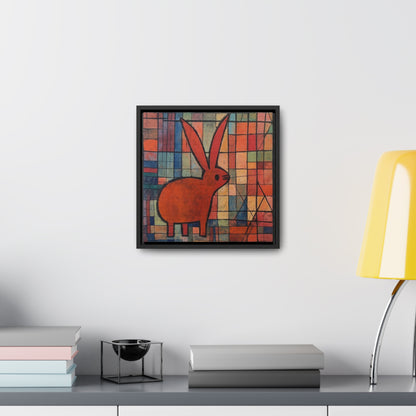 Rabbit 32, Gallery Canvas Wraps, Square Frame