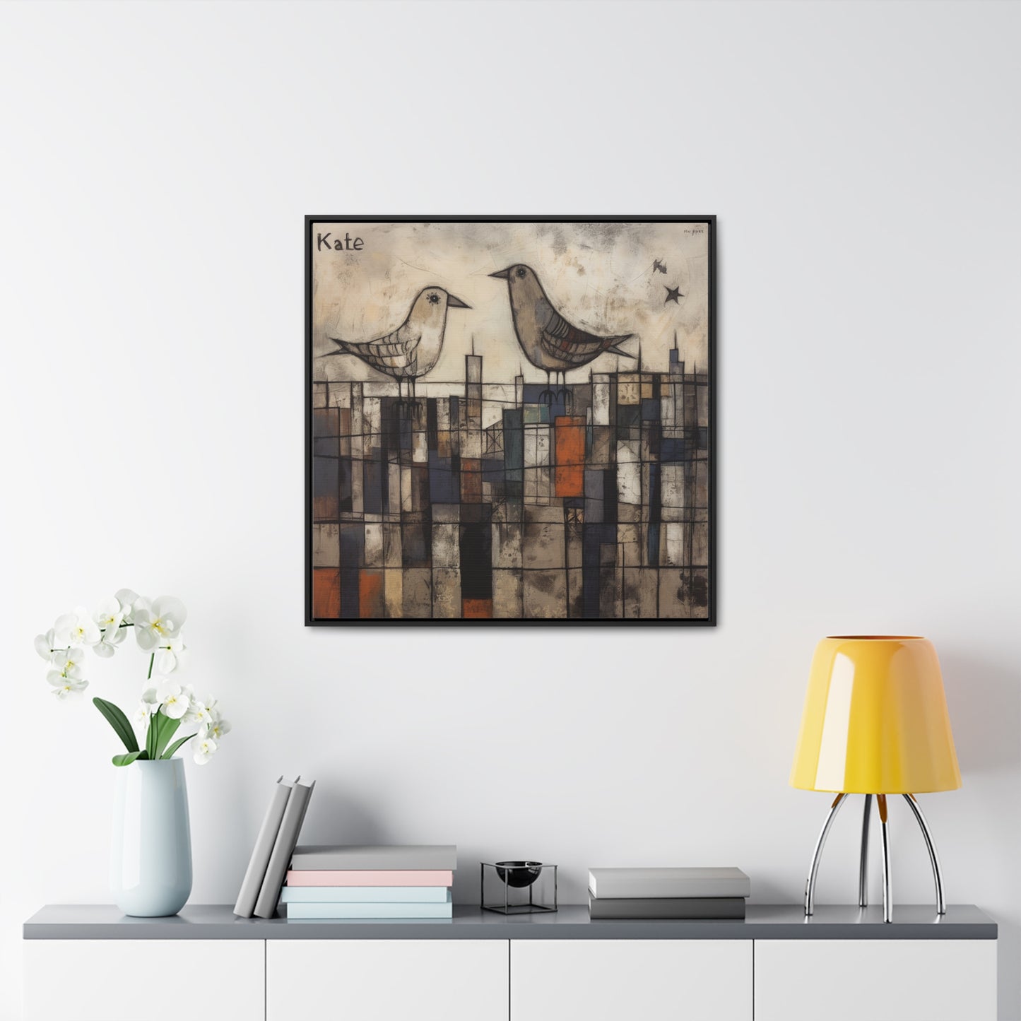 Bird 30, Gallery Canvas Wraps, Square Frame