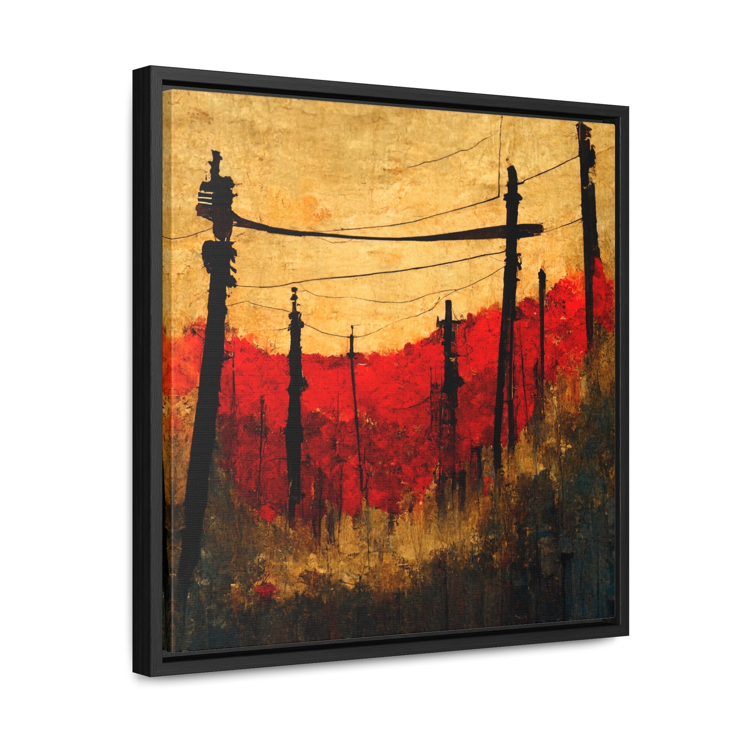 Land of the Sun 18, Valentinii, Gallery Canvas Wraps, Square Frame