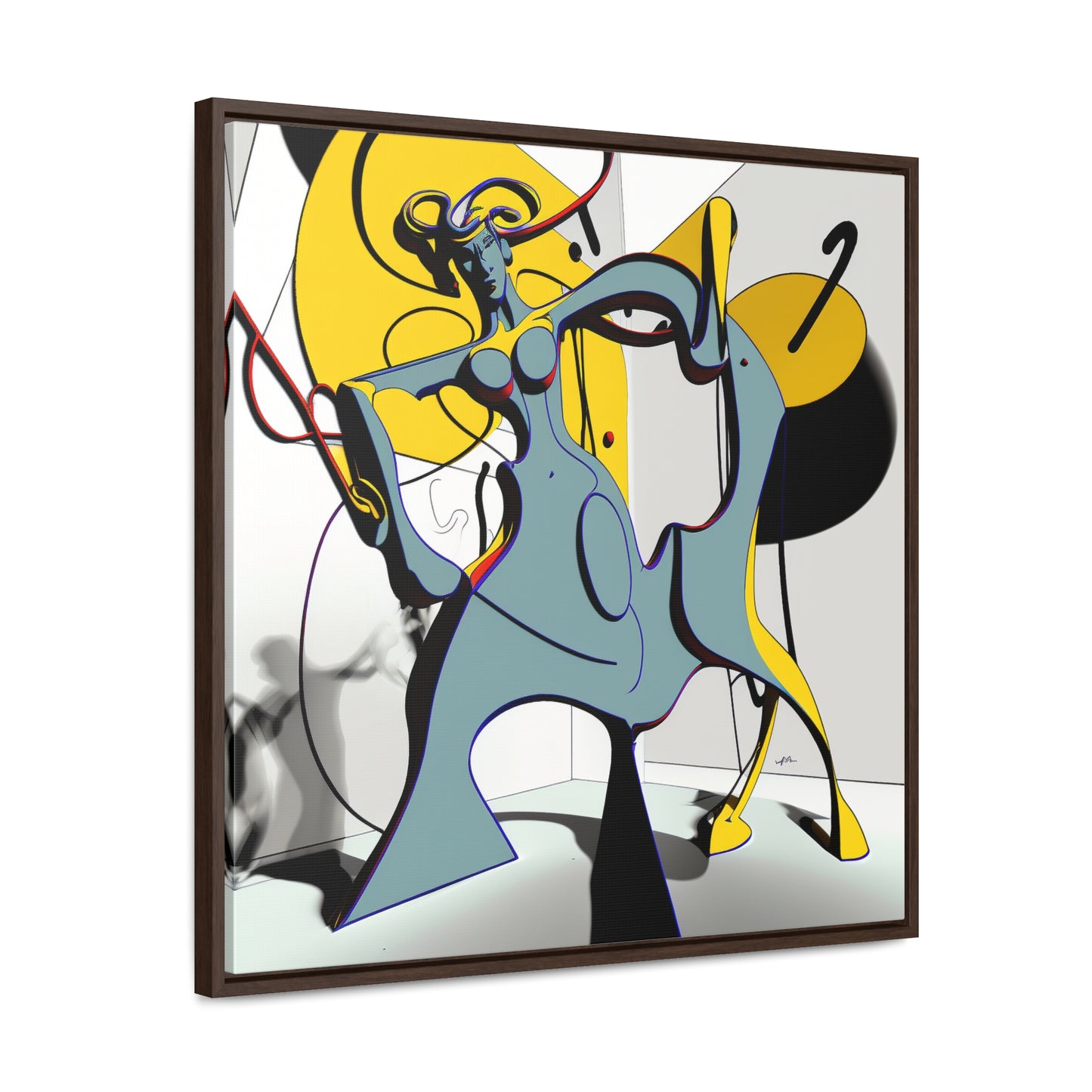 Naivia 4, Gallery Canvas Wraps, Square Frame