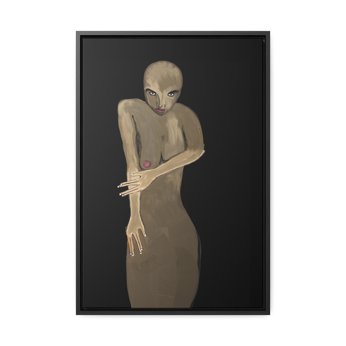 Disease, Original Eduard Pavel, Gallery Canvas Wraps, Vertical Frame