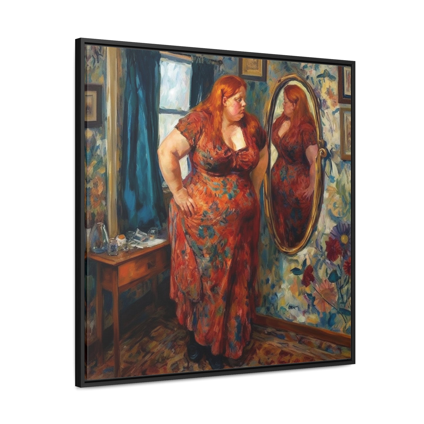 Baroque 26, Valentinii, Gallery Canvas Wraps, Square Frame