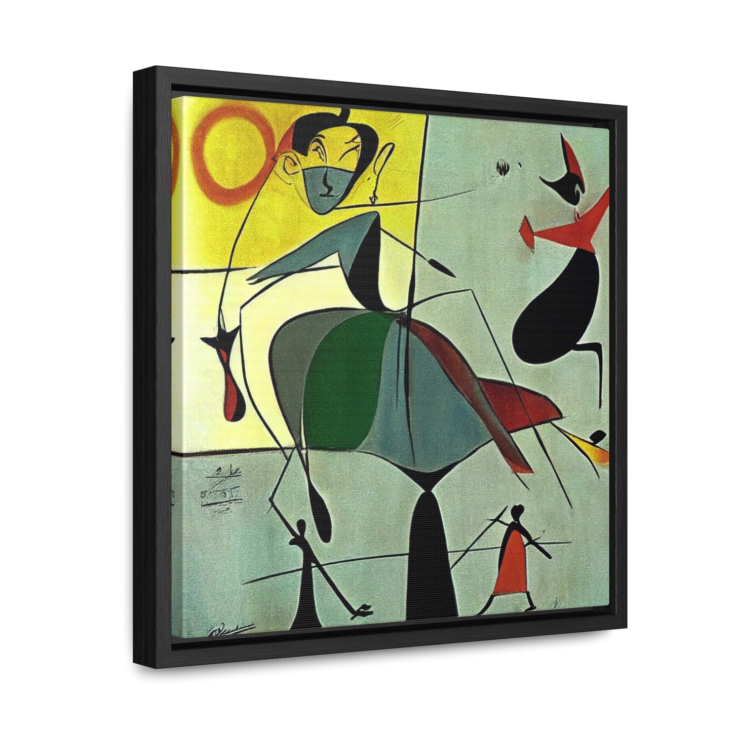 Naivia 19, Gallery Canvas Wraps, Square Frame