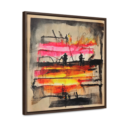 Land of the Sun 9, Valentinii, Gallery Canvas Wraps, Square Frame