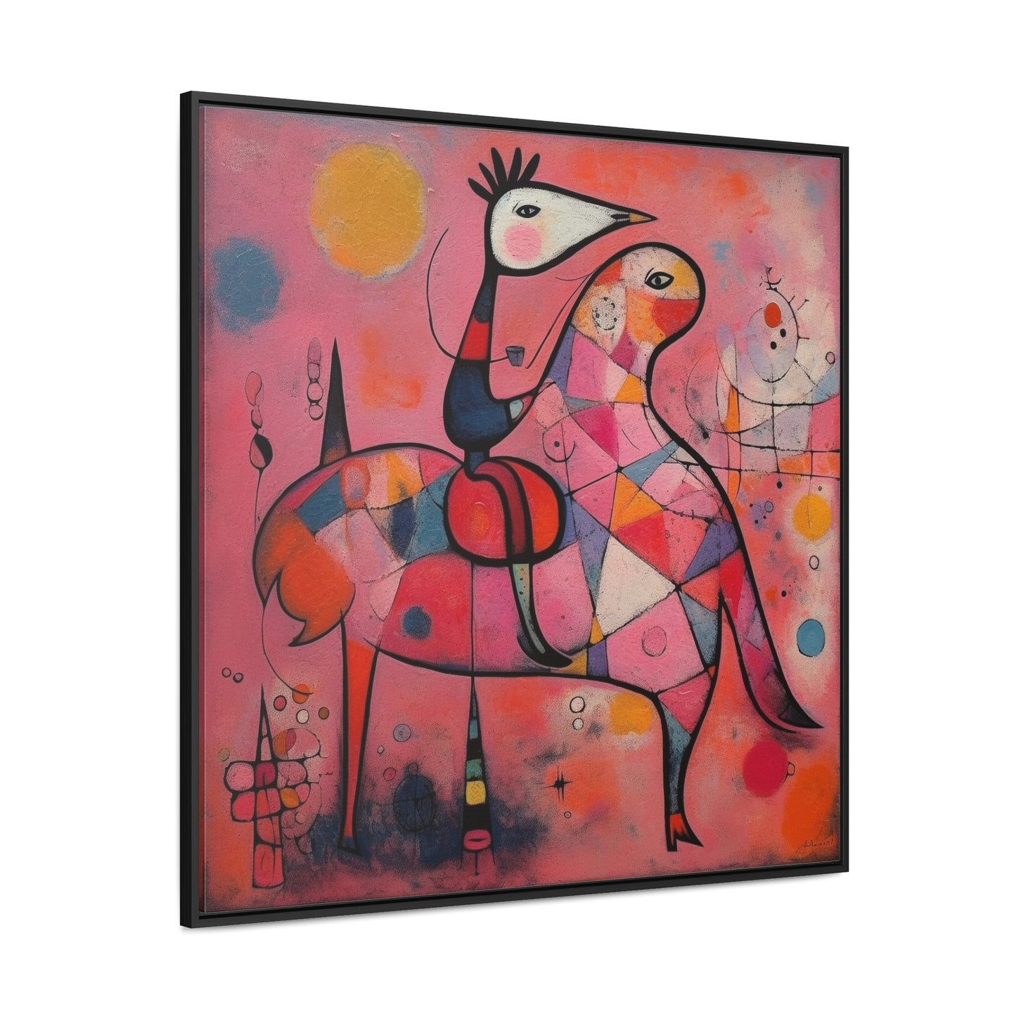 The Dreams of the Child 41, Gallery Canvas Wraps, Square Frame