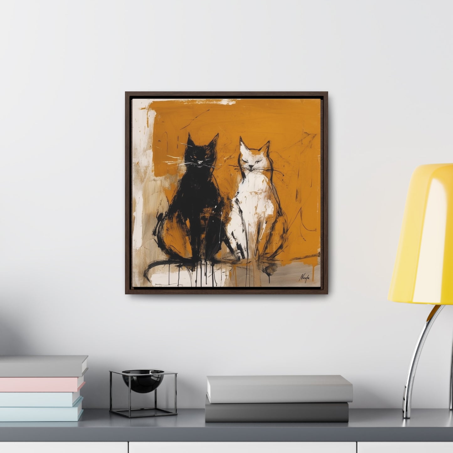 Cat 17, Gallery Canvas Wraps, Square Frame