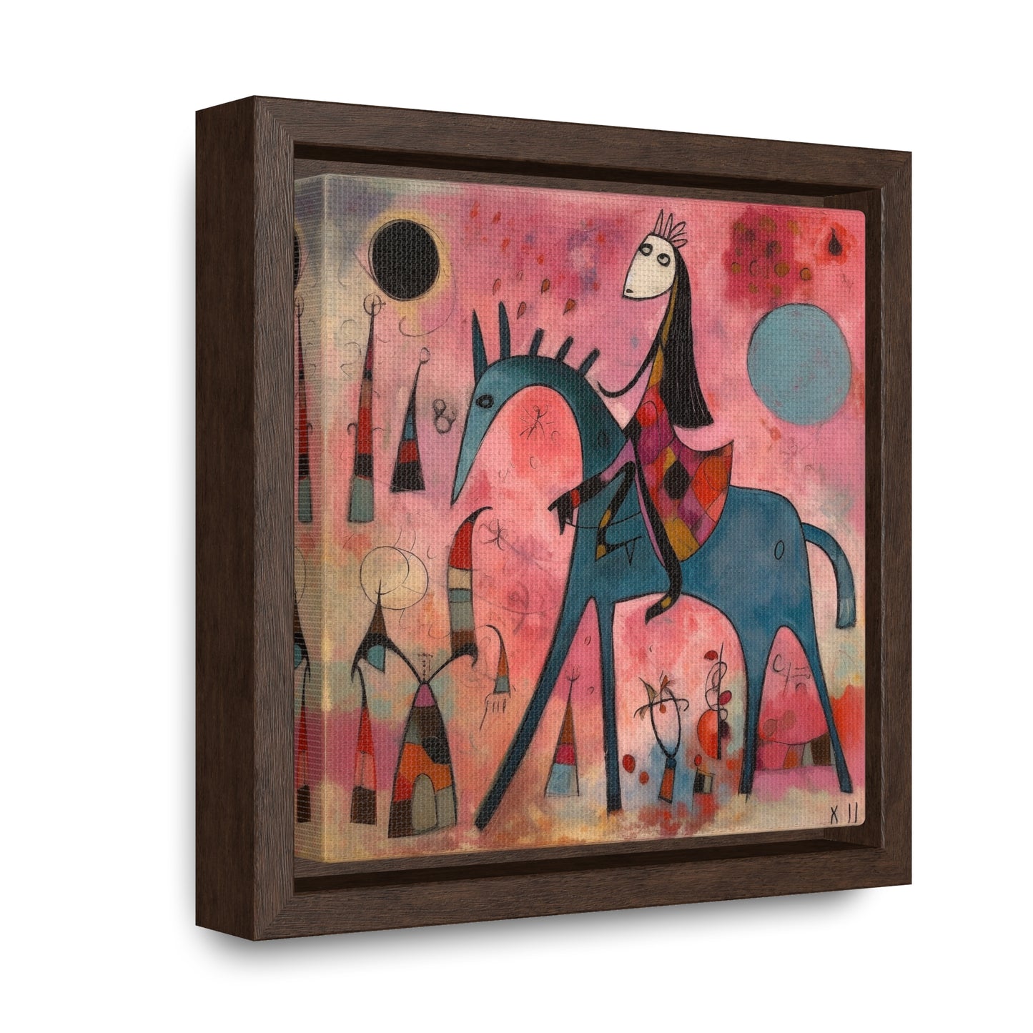 The Dreams of the Child 21, Gallery Canvas Wraps, Square Frame