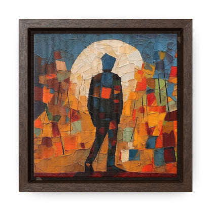 Sad Man 16, Gallery Canvas Wraps, Square Frame