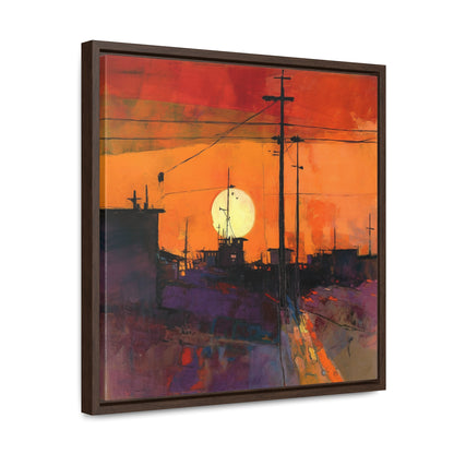 Land of the Sun 73, Valentinii, Gallery Canvas Wraps, Square Frame