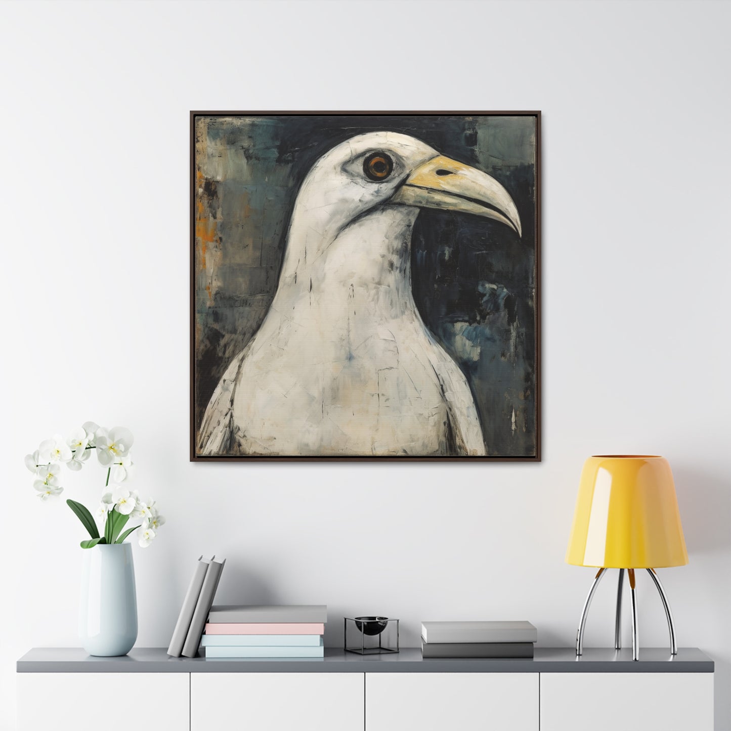 Bird 18, Gallery Canvas Wraps, Square Frame