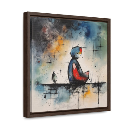 Sad Man 6, Valentinii, Gallery Canvas Wraps, Square Frame