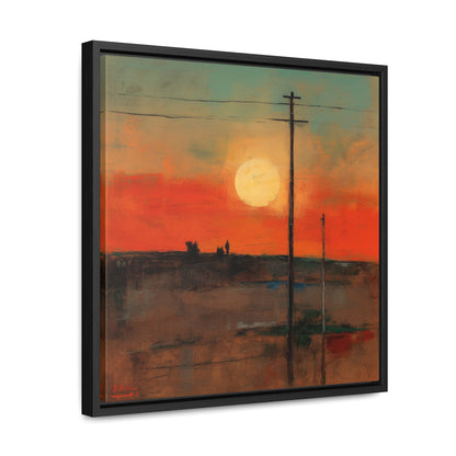 Land of the Sun 80, Valentinii, Gallery Canvas Wraps, Square Frame