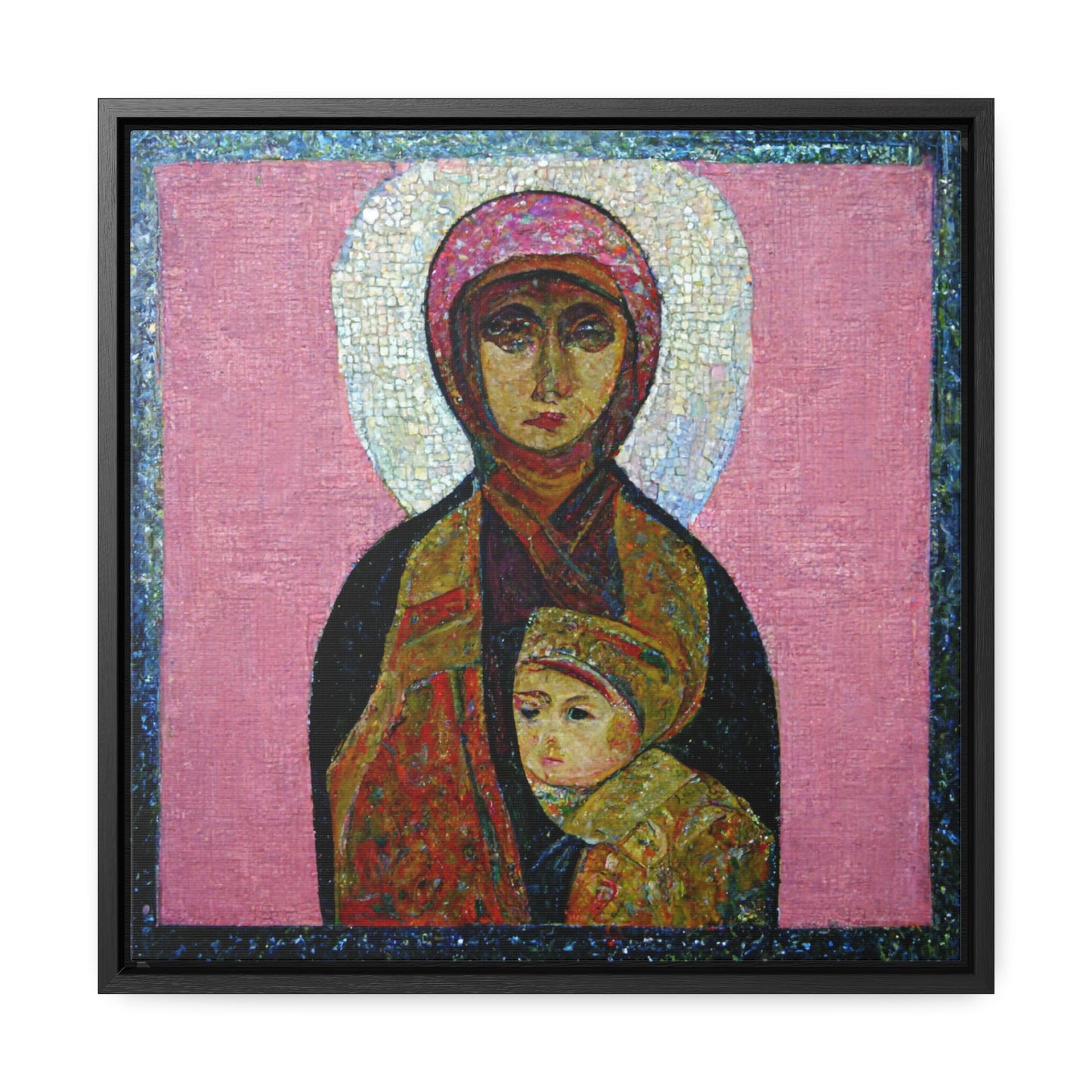 Mary and the Child 18, Valentinii, Gallery Canvas Wraps, Square Frame