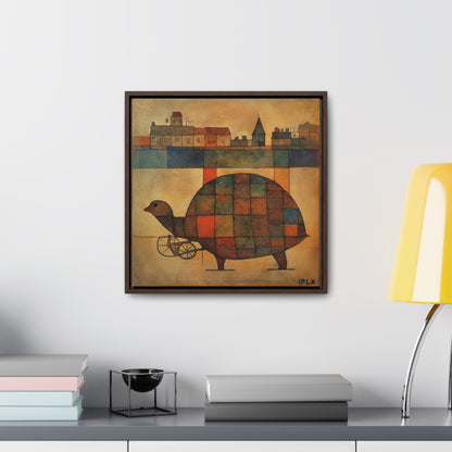 Turtle 17, Gallery Canvas Wraps, Square Frame