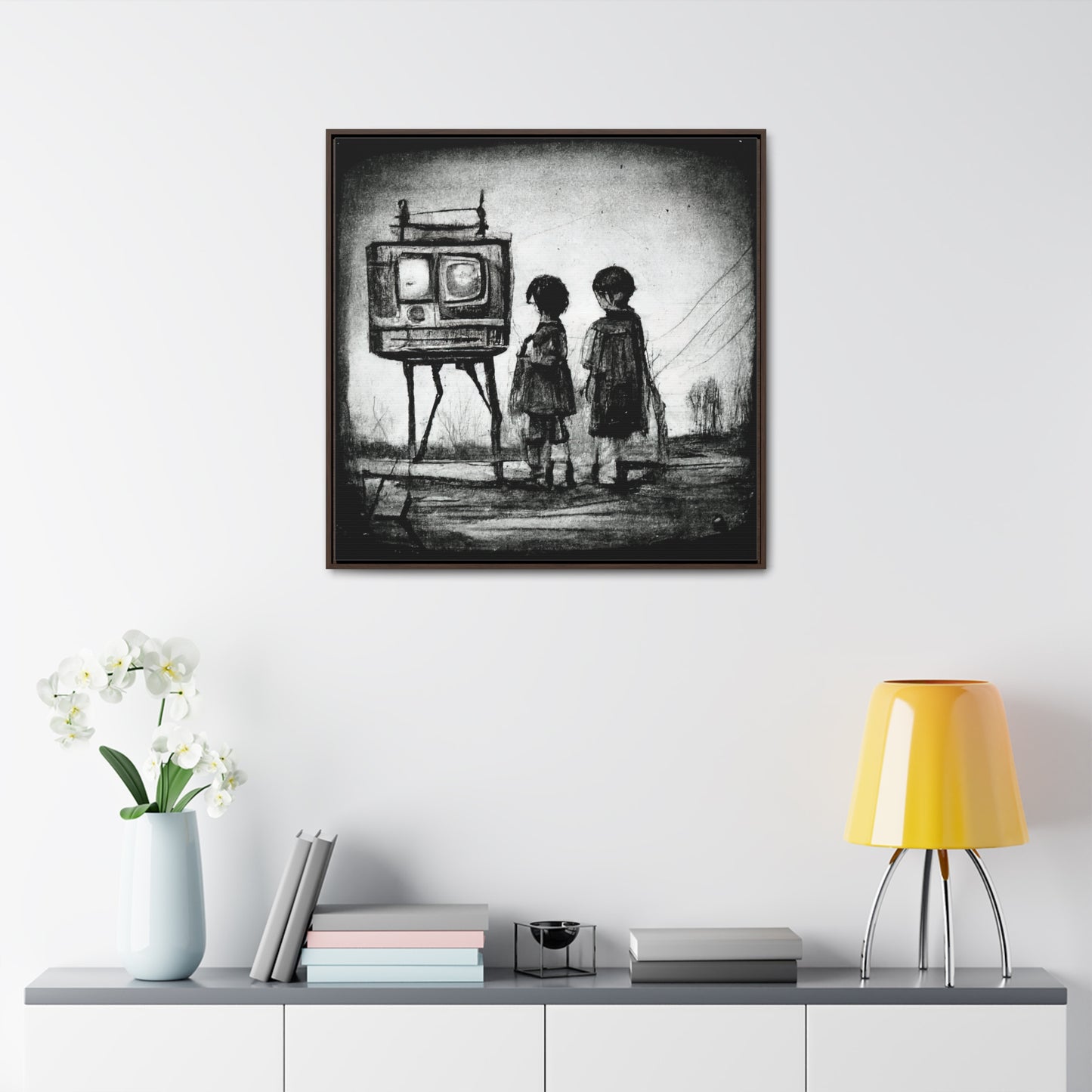 Childhood Wave 7, Valentinii, Gallery Canvas Wraps, Square Frame