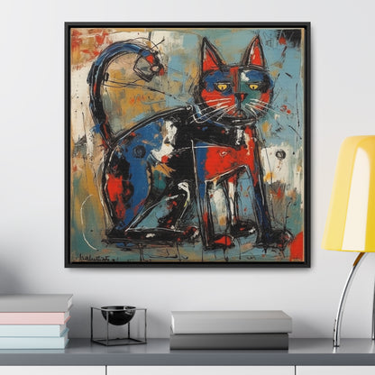 Cat 87, Gallery Canvas Wraps, Square Frame