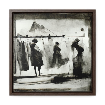 Domestic Memories 1, Valentinii, Gallery Canvas Wraps, Square Frame