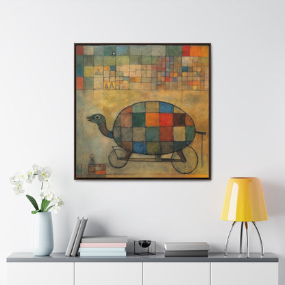 Turtle 12, Gallery Canvas Wraps, Square Frame