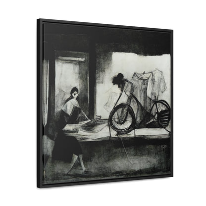 Domestic Memories 26, Valentinii, Gallery Canvas Wraps, Square Frame