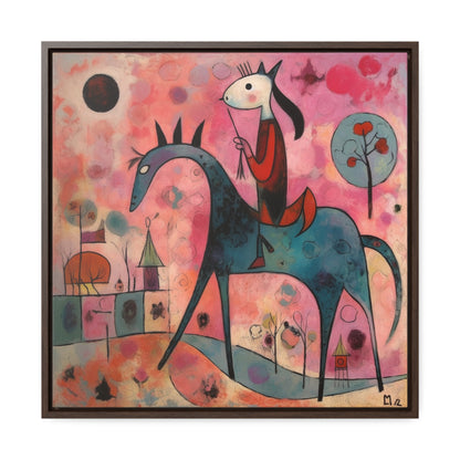 The Dreams of the Child 16, Gallery Canvas Wraps, Square Frame