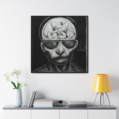 Brain 32, Valentinii, Gallery Canvas Wraps, Square Frame