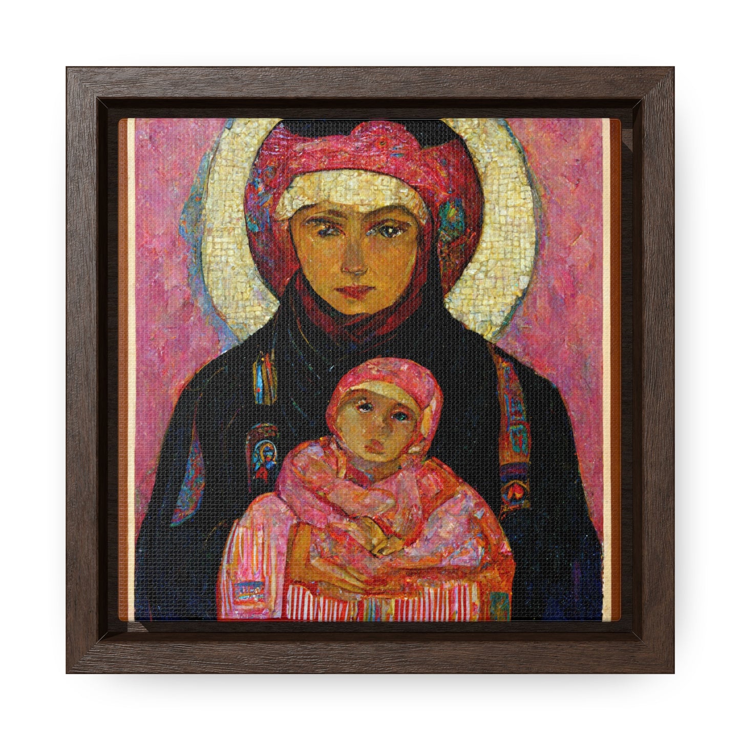 Mary and the Child 14, Valentinii, Gallery Canvas Wraps, Square Frame