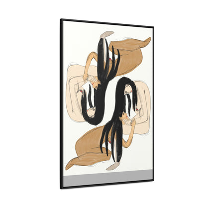 Mirrors, Original Eduard Pavel, Gallery Canvas Wraps, Vertical Frame