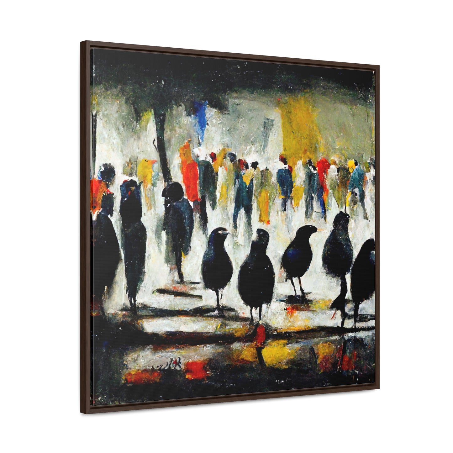 Social Seeds 6, Valentinii, Gallery Canvas Wraps, Square Frame