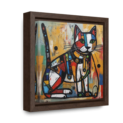 Cat 93, Gallery Canvas Wraps, Square Frame