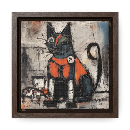 Cat 48, Gallery Canvas Wraps, Square Frame