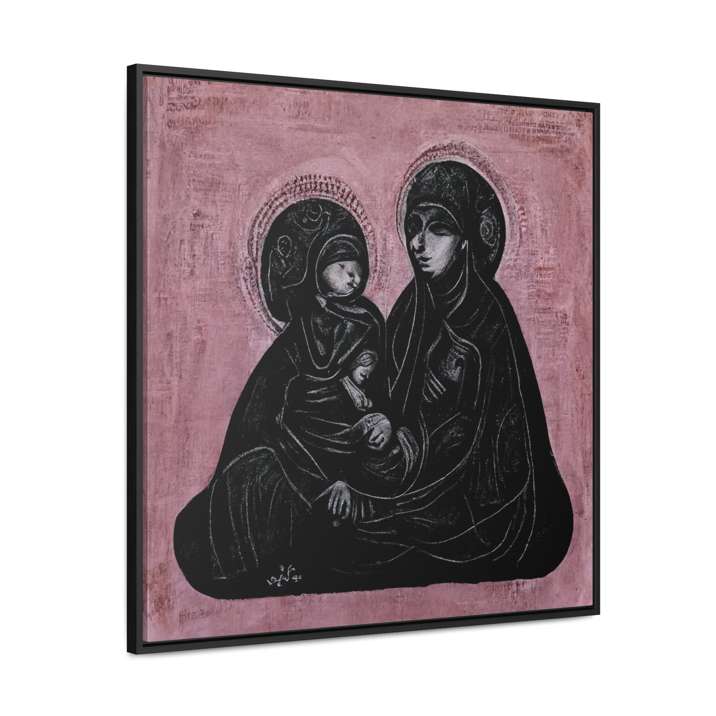 Mary and the Child 7, Valentinii, Gallery Canvas Wraps, Square Frame