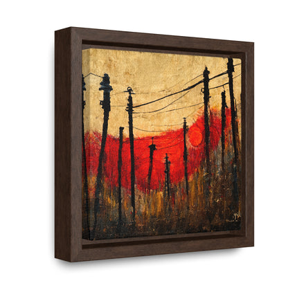 Land of the Sun 23, Valentinii, Gallery Canvas Wraps, Square Frame