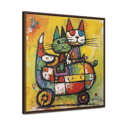 Cat 116, Gallery Canvas Wraps, Square Frame