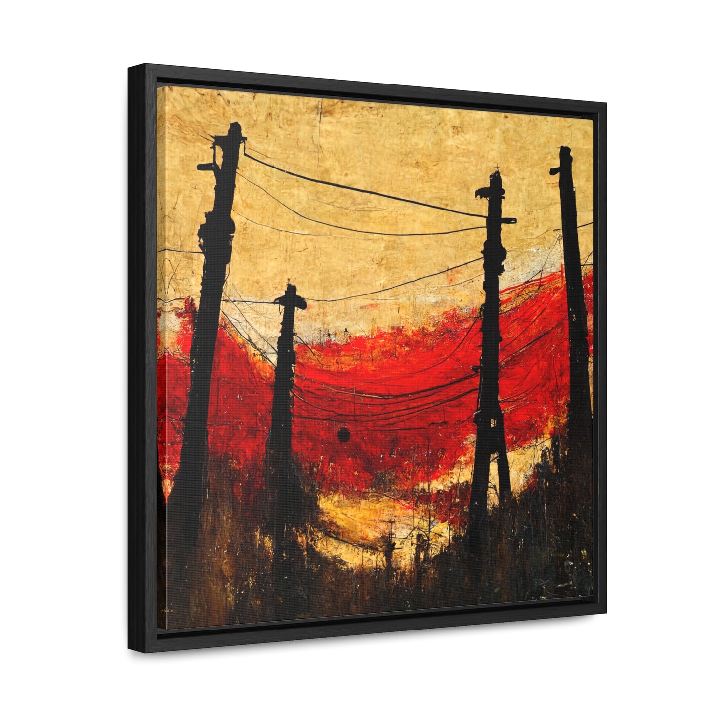 Land of the Sun 22, Valentinii, Gallery Canvas Wraps, Square Frame