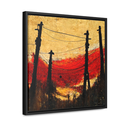 Land of the Sun 22, Valentinii, Gallery Canvas Wraps, Square Frame