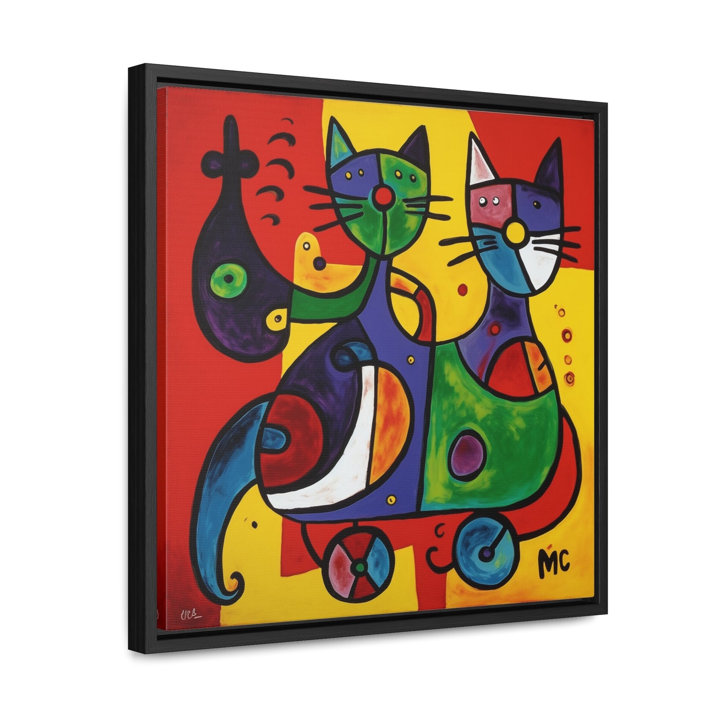 Cat 151, Gallery Canvas Wraps, Square Frame