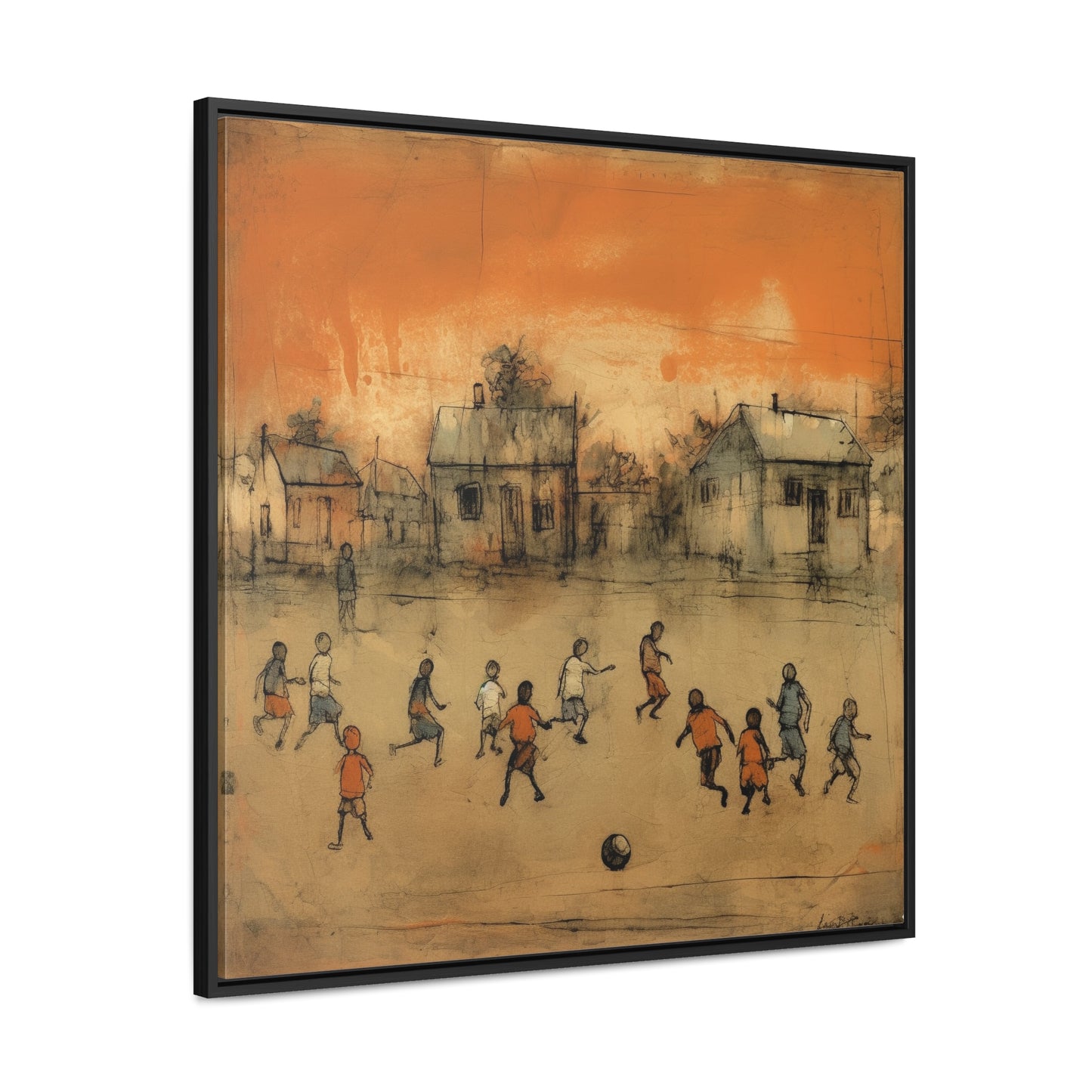 Childhood 29, Gallery Canvas Wraps, Square Frame