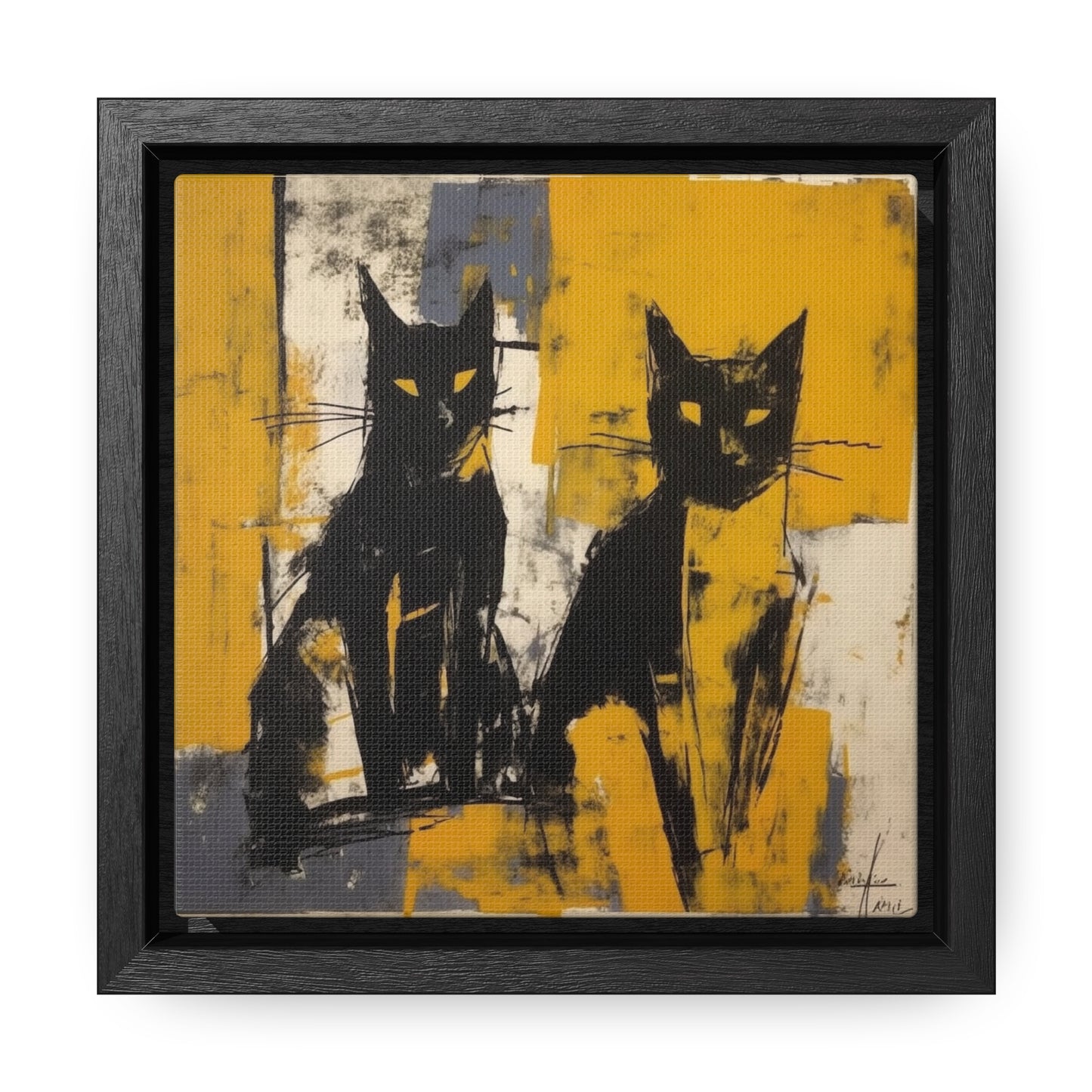 Cat 14, Gallery Canvas Wraps, Square Frame