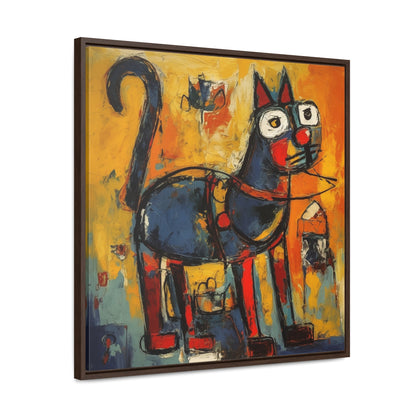 Cat 98, Gallery Canvas Wraps, Square Frame