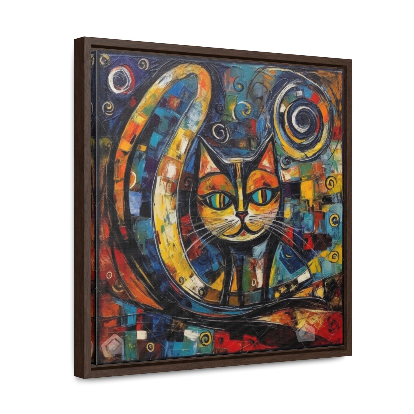 Cat 120, Gallery Canvas Wraps, Square Frame