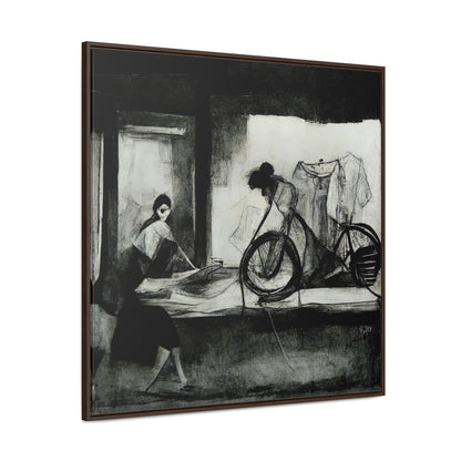 Domestic Memories 26, Valentinii, Gallery Canvas Wraps, Square Frame